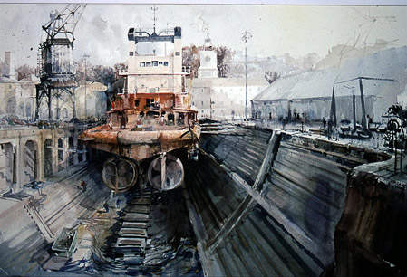 Dry Dock - Chatham Dockyard